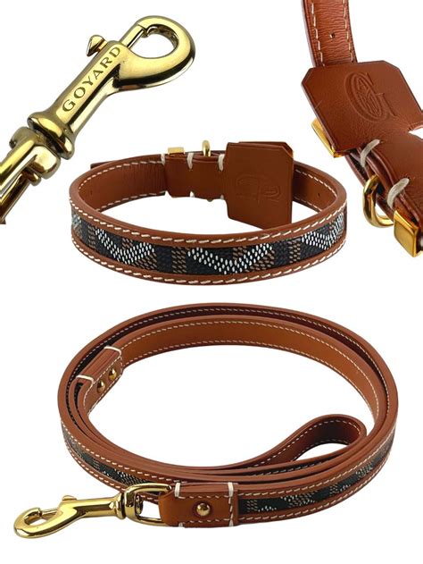 goyard dog collar and leash price|goyard dog collar and leash.